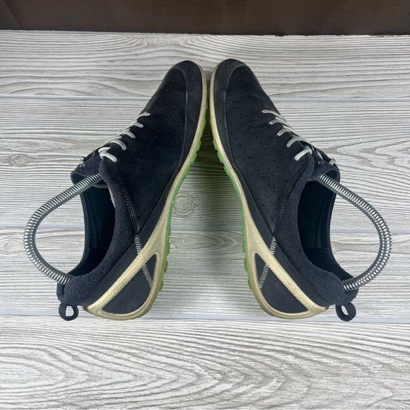 ECCO Biome Lite Black Yak Leather Cross Training Sneaker Shoe EU38 Womens 7 - Picture 5 of 9